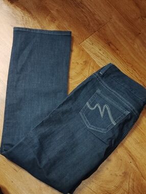 Melissa McCarthy Dark Indigo Boot-Leg Jeans